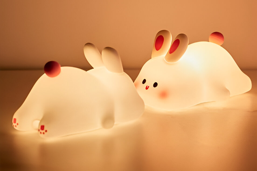 Rechargeable Rabbit Night Lamp