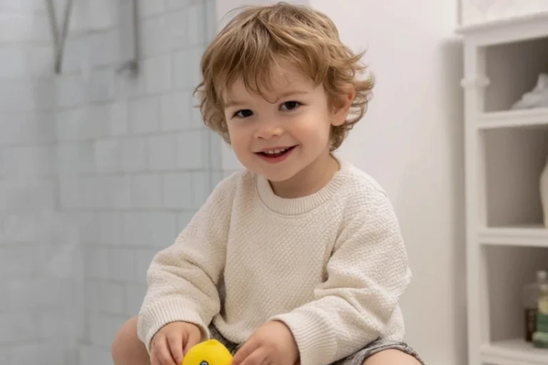 Non-Slip Silicone Brush for Infant Bath Time